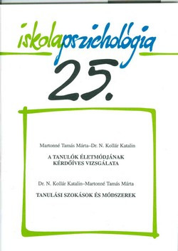 A tanulók életmódjának kérdőíves vizsgálata IP25