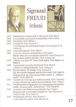 A mindennapi élet pszichopatológiája (SF17.)