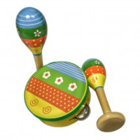 Hangszerkészlet (virágos, 3 darabos)