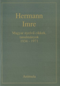 Magyar nyelvű cikkek, tanulmányok 1934-1971