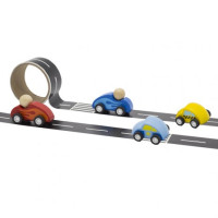 Öntapadós pálya, autóval